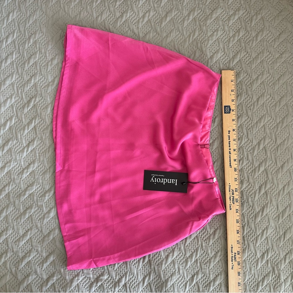Vibrant Pink Mini Skirt - Picture 2 of 5